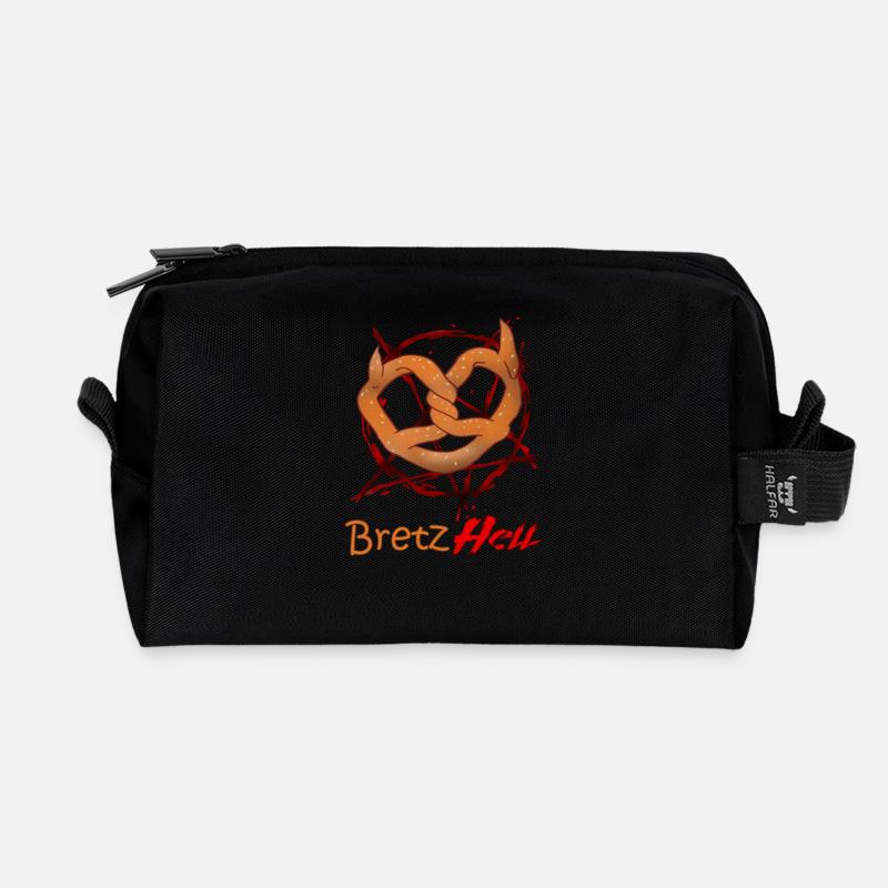 bretzHell - Trousse de toilette en tissu recyclé - noir