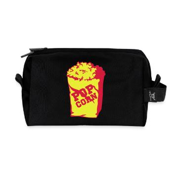 Pop-corn - Trousse de toilette en tissu recyclé - noir - Devant