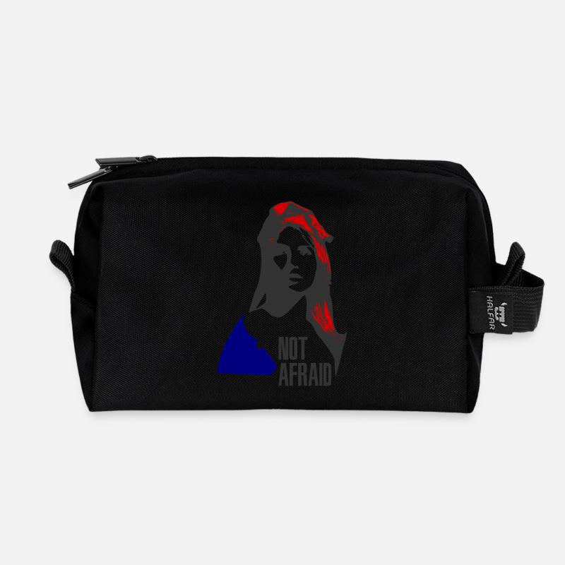 Marianne_N3 - Recycled Toiletry Zip Bag - black