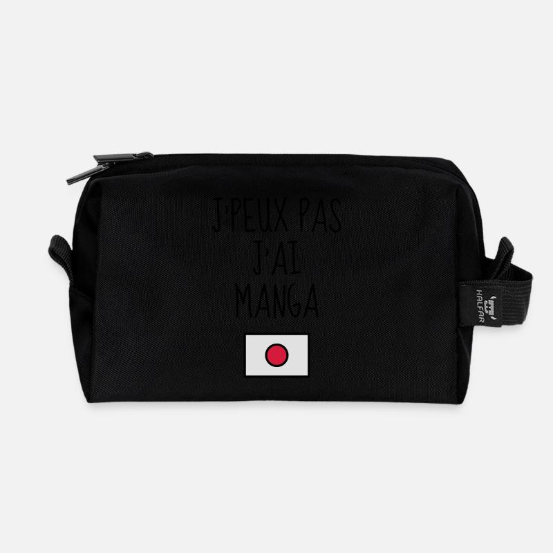 Manga / Geek / Anime / Cosplay - Recycelte Kulturtasche - Schwarz