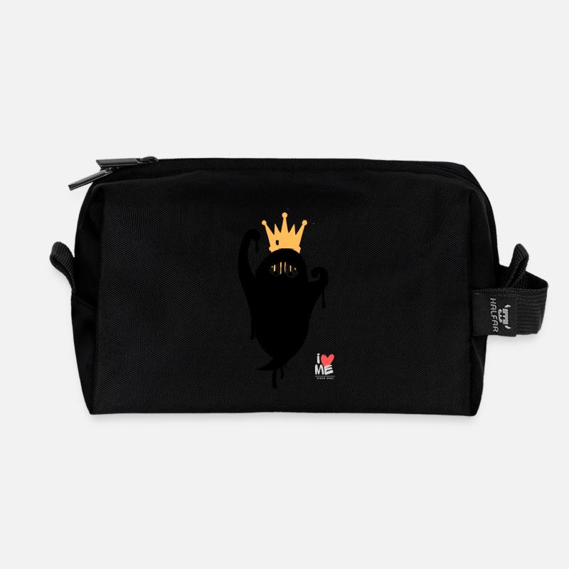 iLoveME - Recycelte Kulturtasche - Schwarz