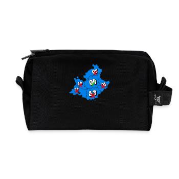 PACA Region - Recycled Toiletry Zip Bag - black - Front