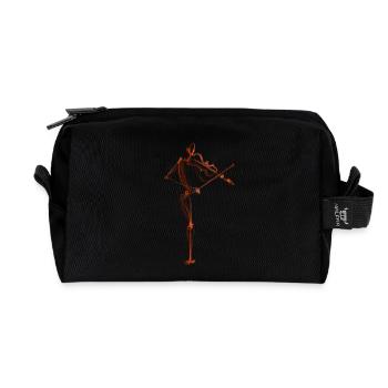 Violinist - Recycled Toiletry Zip Bag - black - Front