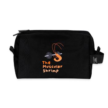 La crevette musclée - Trousse de toilette en tissu recyclé - noir - Devant