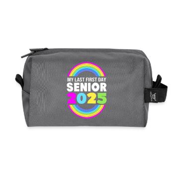 Class of 2025 - Recycled Toiletry Zip Bag - anthracite - Front