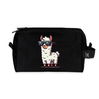 Lunettes de soleil Llama Cool - Trousse de toilette en tissu recyclé - noir - Devant