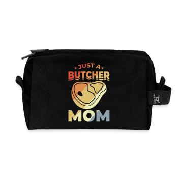 Schlachter Mutter - Recycelte Kulturtasche - Schwarz - Vorne