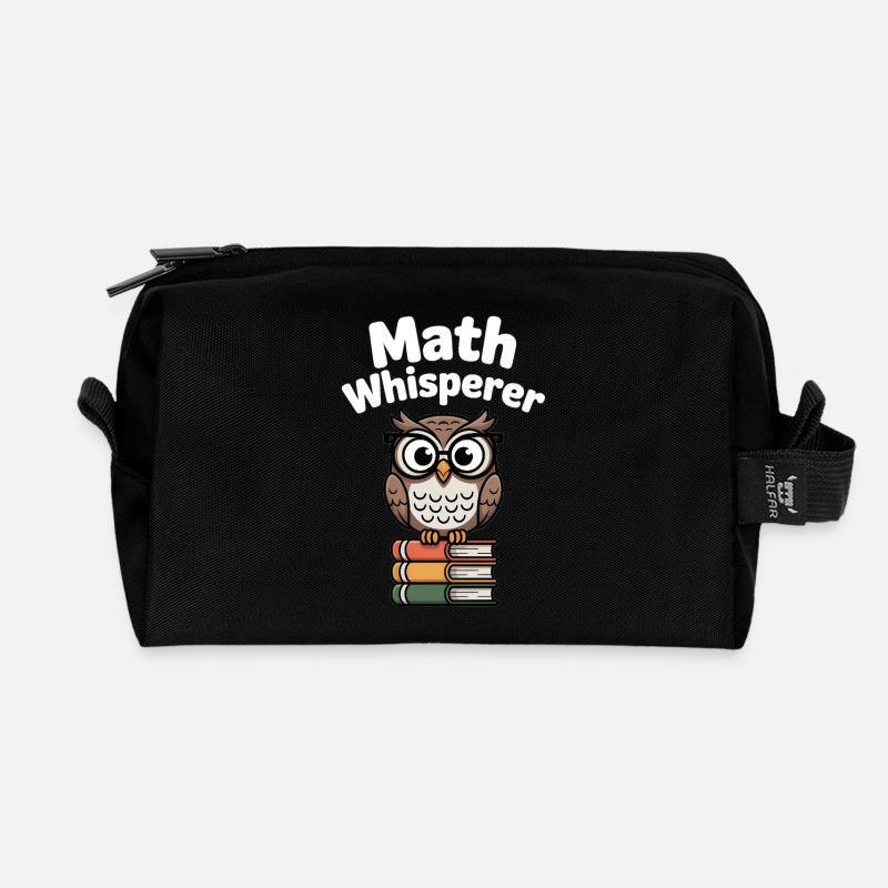 Mathe-Flüsterer - Recycelte Kulturtasche - Schwarz