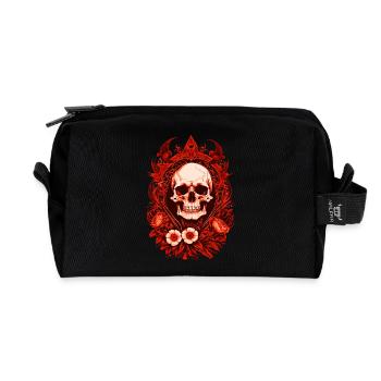 de profundis - Recycelte Kulturtasche - Schwarz - Vorne