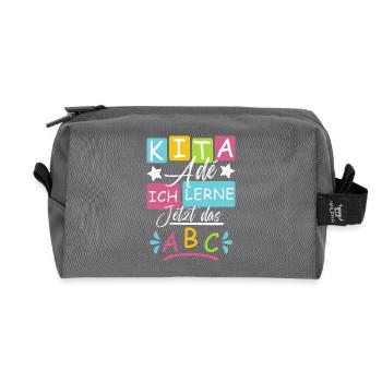 Daycare graduates 2026 - Recycled Toiletry Zip Bag - anthracite - Front