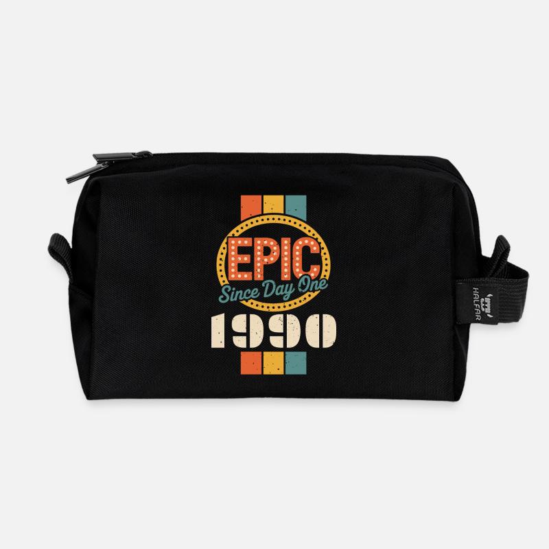 Legendär seit 1990 - Recycelte Kulturtasche - Schwarz