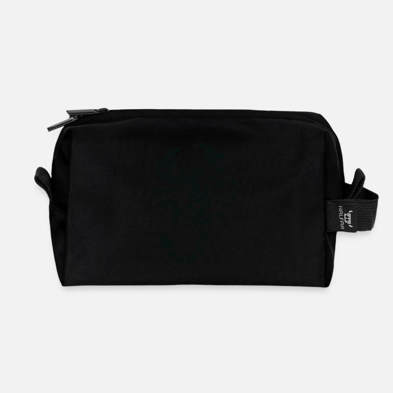 skorpion - Recycelte Kulturtasche - Schwarz