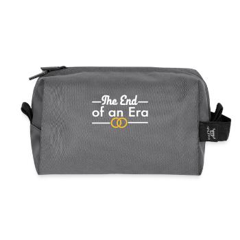 Bachelor party - Recycled Toiletry Zip Bag - anthracite - Front