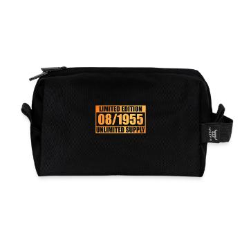 70. Geburtstag Limited Edition - ꝏ Supply 08/1955 - Recycelte Kulturtasche - Schwarz - Vorne