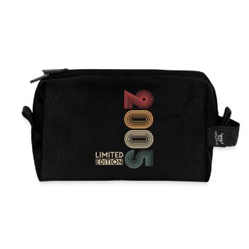 2005 Jahrgang Limited Edition - Recycelte Kulturtasche - Schwarz - Vorne
