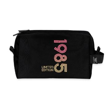 1985 Vintage Edition Limitée - Trousse de toilette en tissu recyclé - noir - Devant