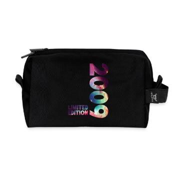 2009 Limited Edition 2009 Vintage Birthday - Recycled Toiletry Zip Bag - black - Front