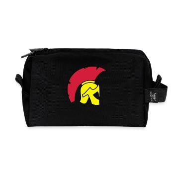 Spartan Helm - Recycelte Kulturtasche - Schwarz - Vorne