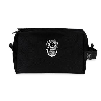 Taucher - Recycelte Kulturtasche - Schwarz - Vorne