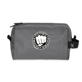 Fick Faust - Recycelte Kulturtasche - Anthrazit - Vorne