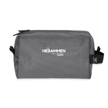 Hebamme - Recycelte Kulturtasche - Anthrazit - Vorne