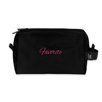 Dad`s Favorite - Recycelte Kulturtasche - Schwarz - Vorne