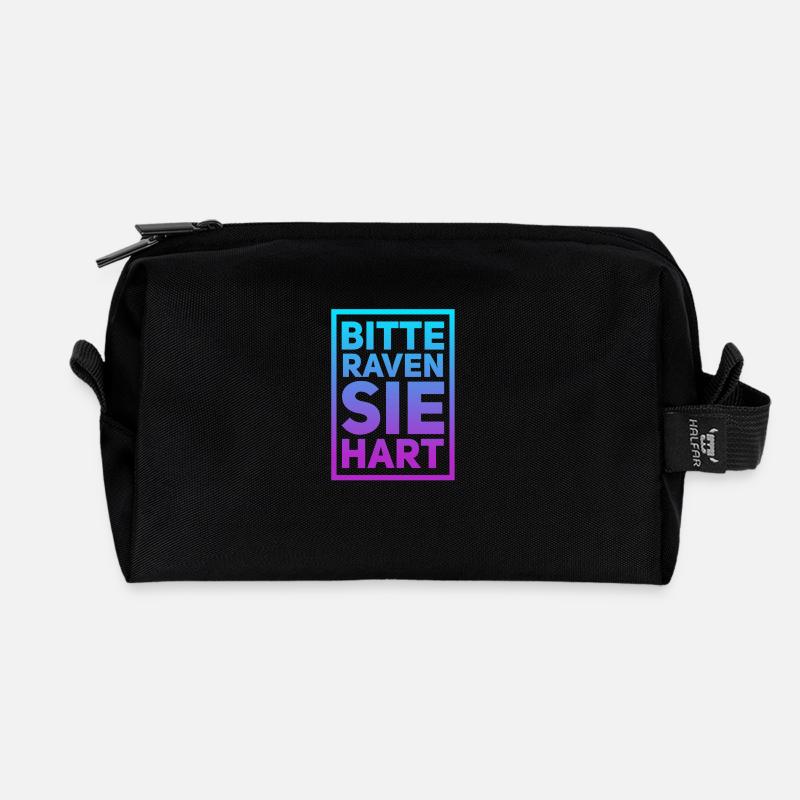 RAVEN - Recycelte Kulturtasche - Schwarz