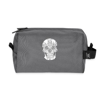 Masonic Innard - Recycled Toiletry Zip Bag - anthracite - Front