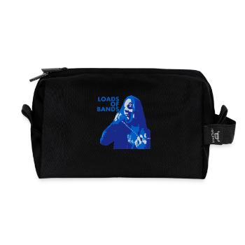 Jede Menge Bands - Colin Grigson - Bad News - Recycelte Kulturtasche - Schwarz - Vorne