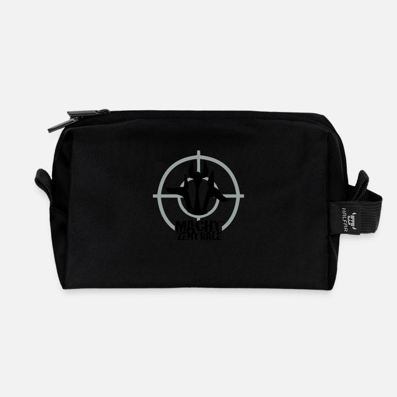 Macht Zentrale - Recycelte Kulturtasche - Schwarz