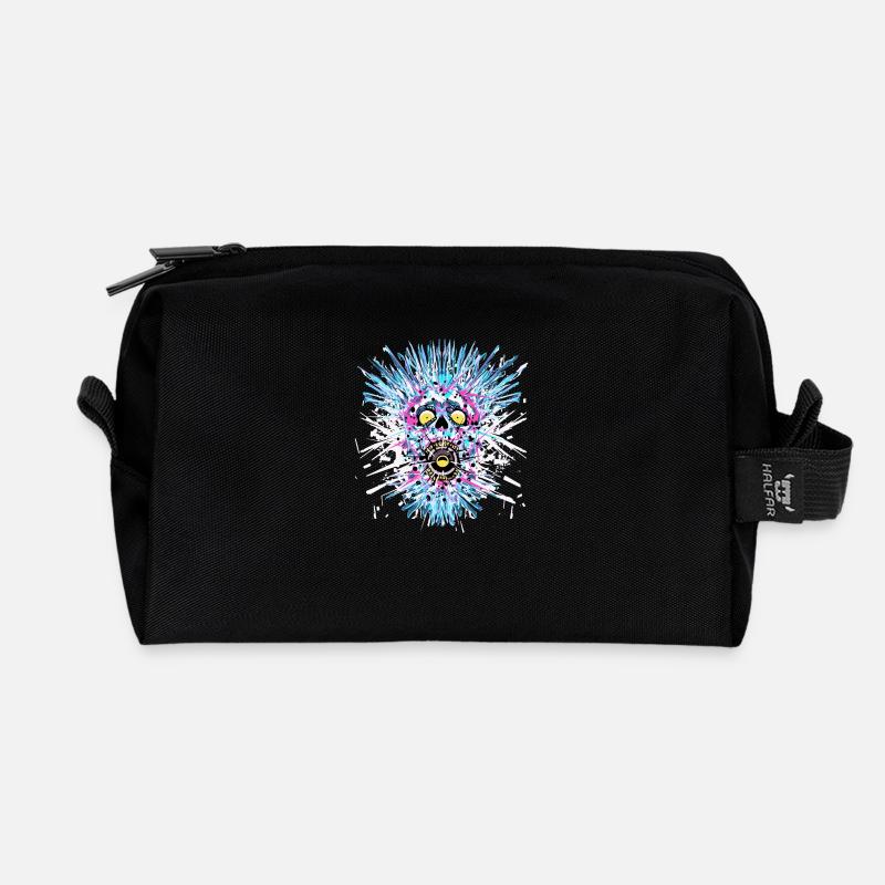 TECHNO - Trousse de toilette en tissu recyclé - noir