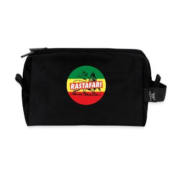 Rastafari - Lion of Judah Reggae Rasta Roots Shirt - Recycelte Kulturtasche - Schwarz - Vorne