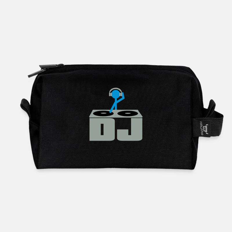 DJ - Recycled Toiletry Zip Bag - black