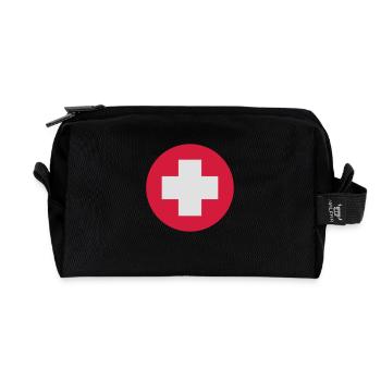 Cross - Recycled Toiletry Zip Bag - black - Front