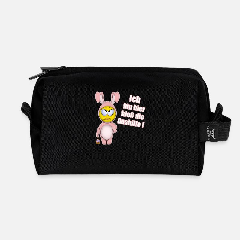 Aushilfe - Recycelte Kulturtasche - Schwarz