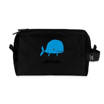 Frère Frangin Frere Naissance Bébé Frérot - Trousse de toilette en tissu recyclé - noir - Devant