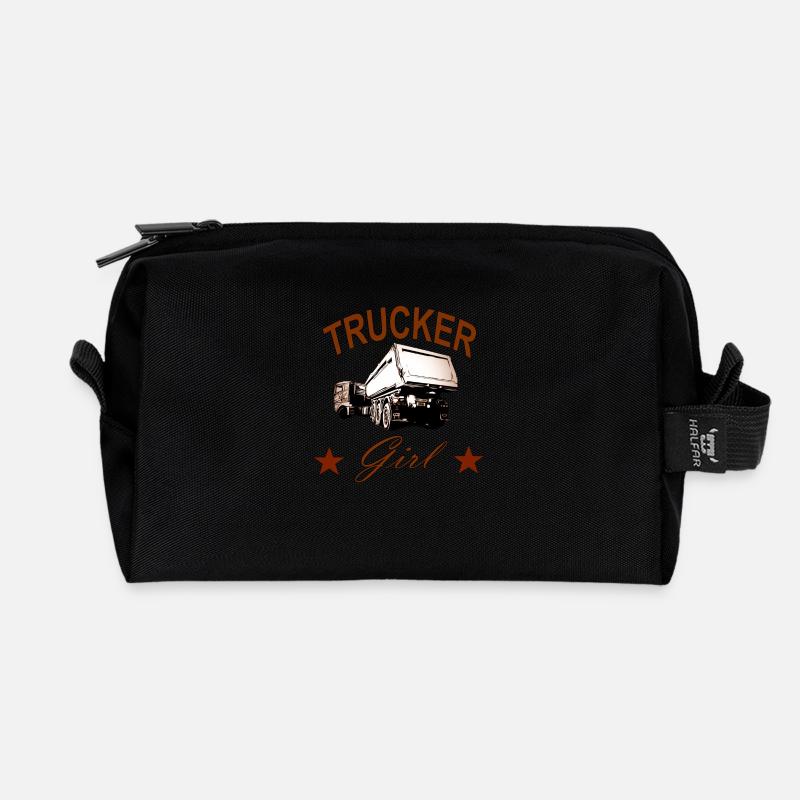 Truck - Recycled Toiletry Zip Bag - black