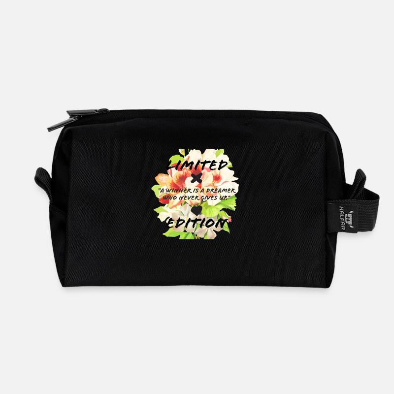 Zitat - Recycelte Kulturtasche - Schwarz