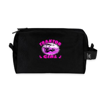 Tractor - Recycled Toiletry Zip Bag - black - Front