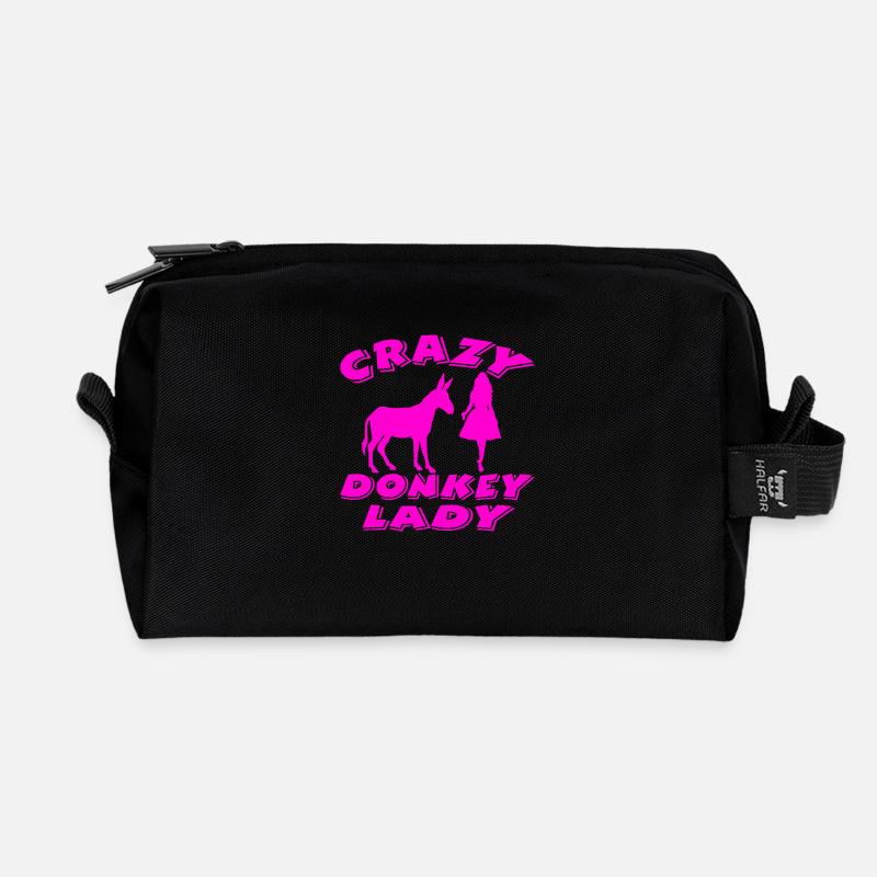 Donkey - Recycled Toiletry Zip Bag - black