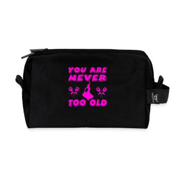 Dance - Recycled Toiletry Zip Bag - black - Front