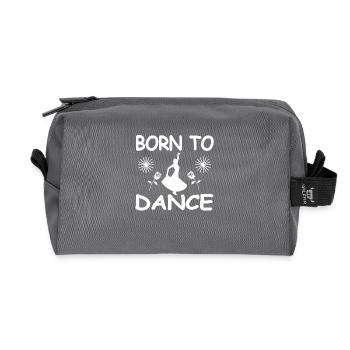 Dance - Recycled Toiletry Zip Bag - anthracite - Front