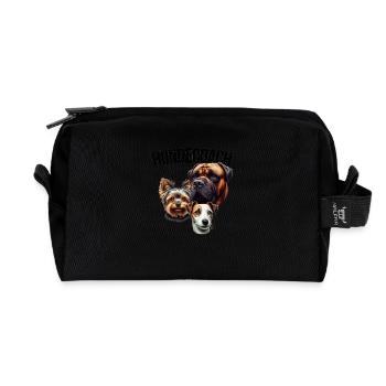 TRAINER - Recycelte Kulturtasche - Schwarz - Vorne