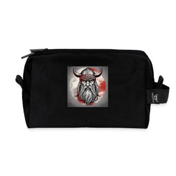 Le Père Tout-Puissant des Vikings - ODIN - Trousse de toilette en tissu recyclé - noir - Devant