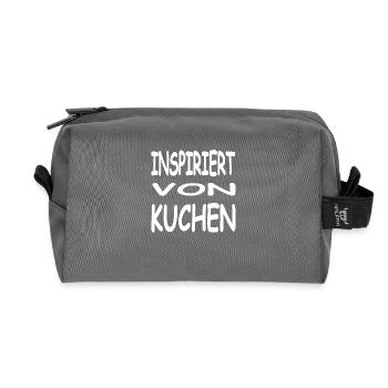 Cake - Recycled Toiletry Zip Bag - anthracite - Front