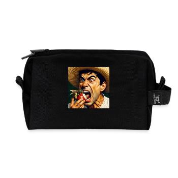 WAPS ! - Trousse de toilette en tissu recyclé - noir - Devant