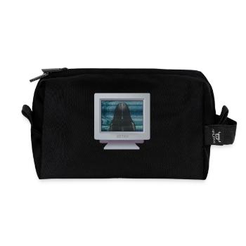 CRT design - The ghost girl 1 - Trousse de toilette en tissu recyclé - noir - Devant