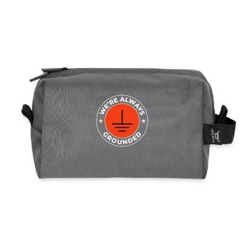 Elektriker Humor Elektrotechniker Ingenieur - Recycelte Kulturtasche - Anthrazit - Vorne