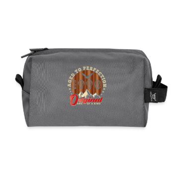 Kultiges Jubiläum 1990 - Recycelte Kulturtasche - Anthrazit - Vorne