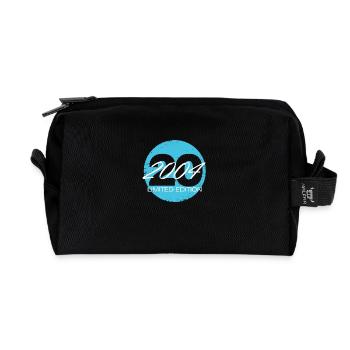 20 years old limited edition - Recycled Toiletry Zip Bag - black - Front